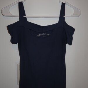 navy top